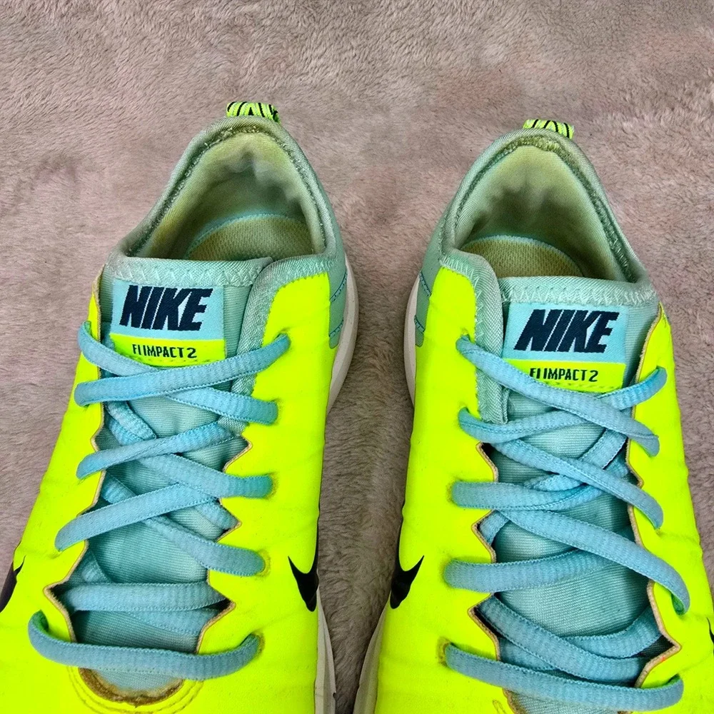 Nike FI Impact 2 Women's Size 7 Spikeless Golf Shoes Volt Teal 776093-700